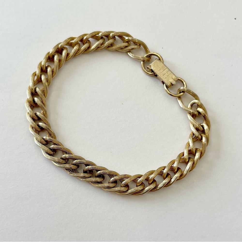 BOGO Vintage gold tone chain bracelet
